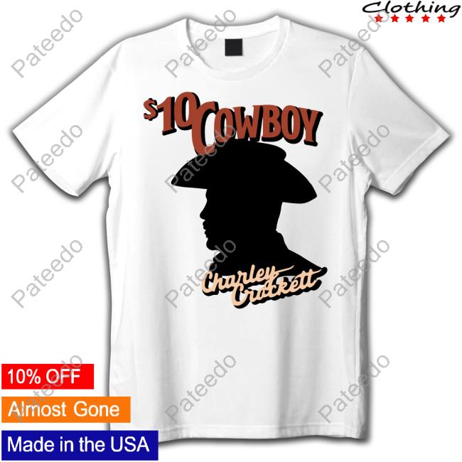 $10 Cowboy Charley Crockett Silhouette Shirts